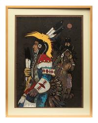 Crow Dancers at Midnight, edition 81/150