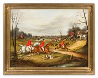 James Clark, (British, 1858-1943), Untitled (Pair of Hunt Scenes)