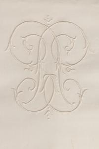 Two Sets of Palmer Family Sheets Embroidered with the Initials "P.P.", Early 20th Century