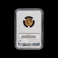 A 1910 Indian Head $2.50 Gold Coin [NGC MS62]