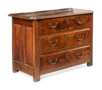A French Provincial Walnut Chest of Drawers