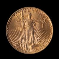 A United States 1923 St. Gaudens $20 Gold Coin