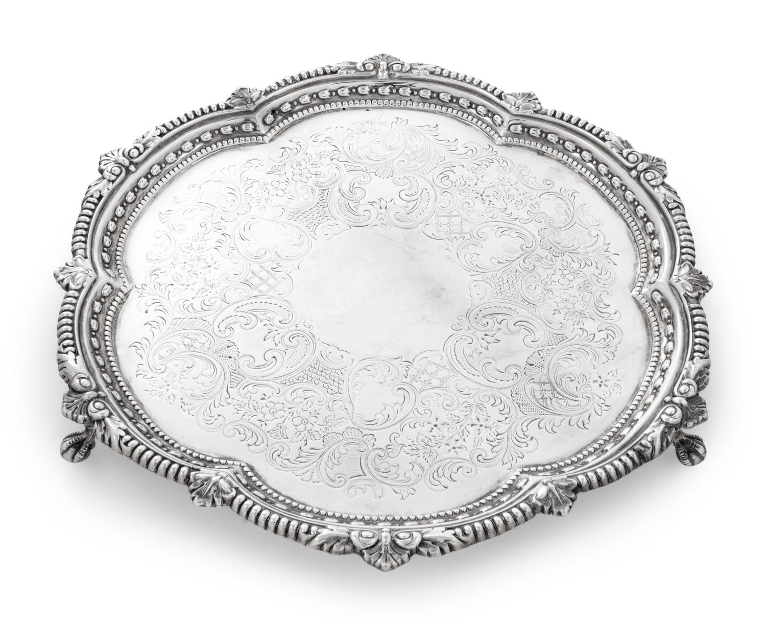 An Edwardian Silver Salver