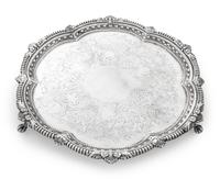 An Edwardian Silver Salver