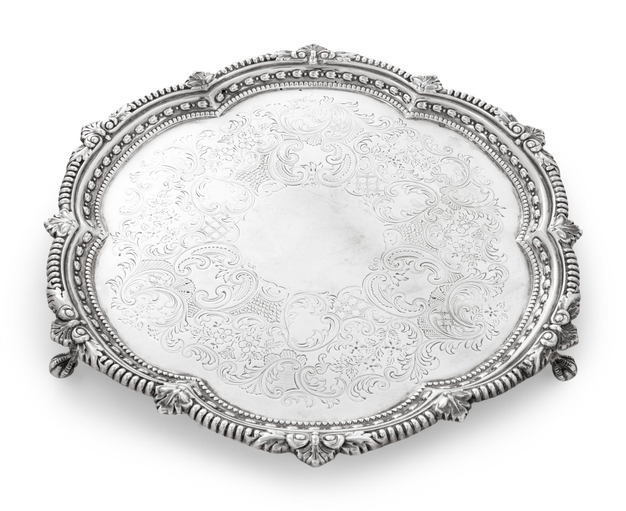 An Edwardian Silver Salver