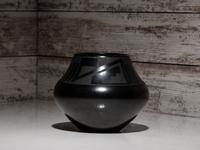 Blackware Pottery Jar, 1925-1943