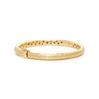 HAMMERED YELLOW GOLD BANGLE BRACELET