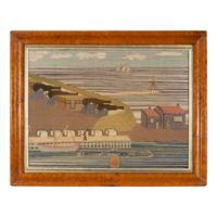 A Sailor's Woolwork Picture