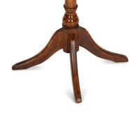 A Malachite-Veneered and Mahogany Circular Occasional Table