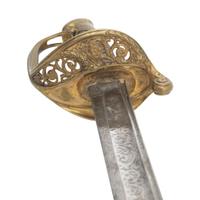 Klingenthal Model 1850 Foot Officers Sword Presented to RW Hemphill - 203 PA Volunteer Infantry - Mortally Wounded at Fort Fisher