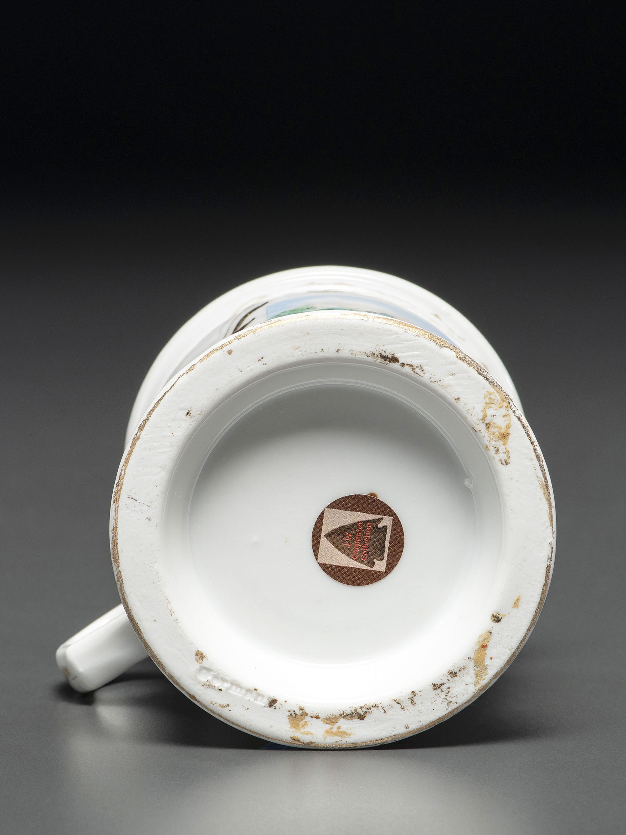 A Clergyman's Porcelain Occupational Shaving Mug