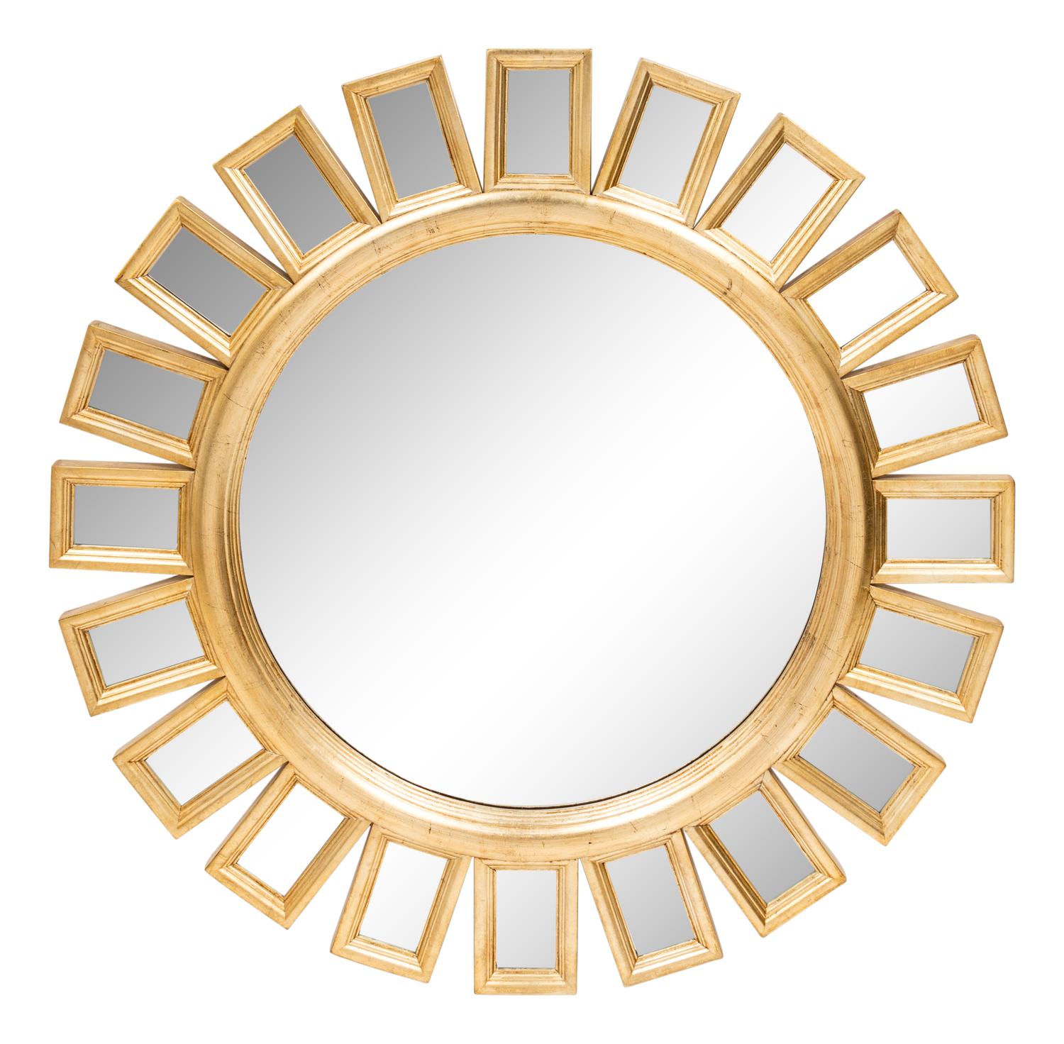 A Contemporary Sunburst Mirror