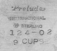 An American Silver Four-Piece Tea and Coffee Service, International Silver Co., Meriden, CT, Prelude pattern, comprising a teapot, coff