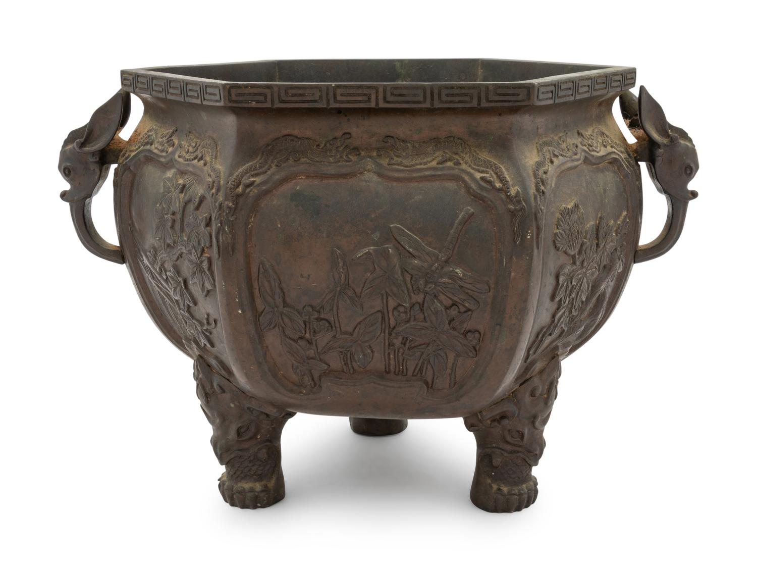 A Bronze Tripod Incense Burner