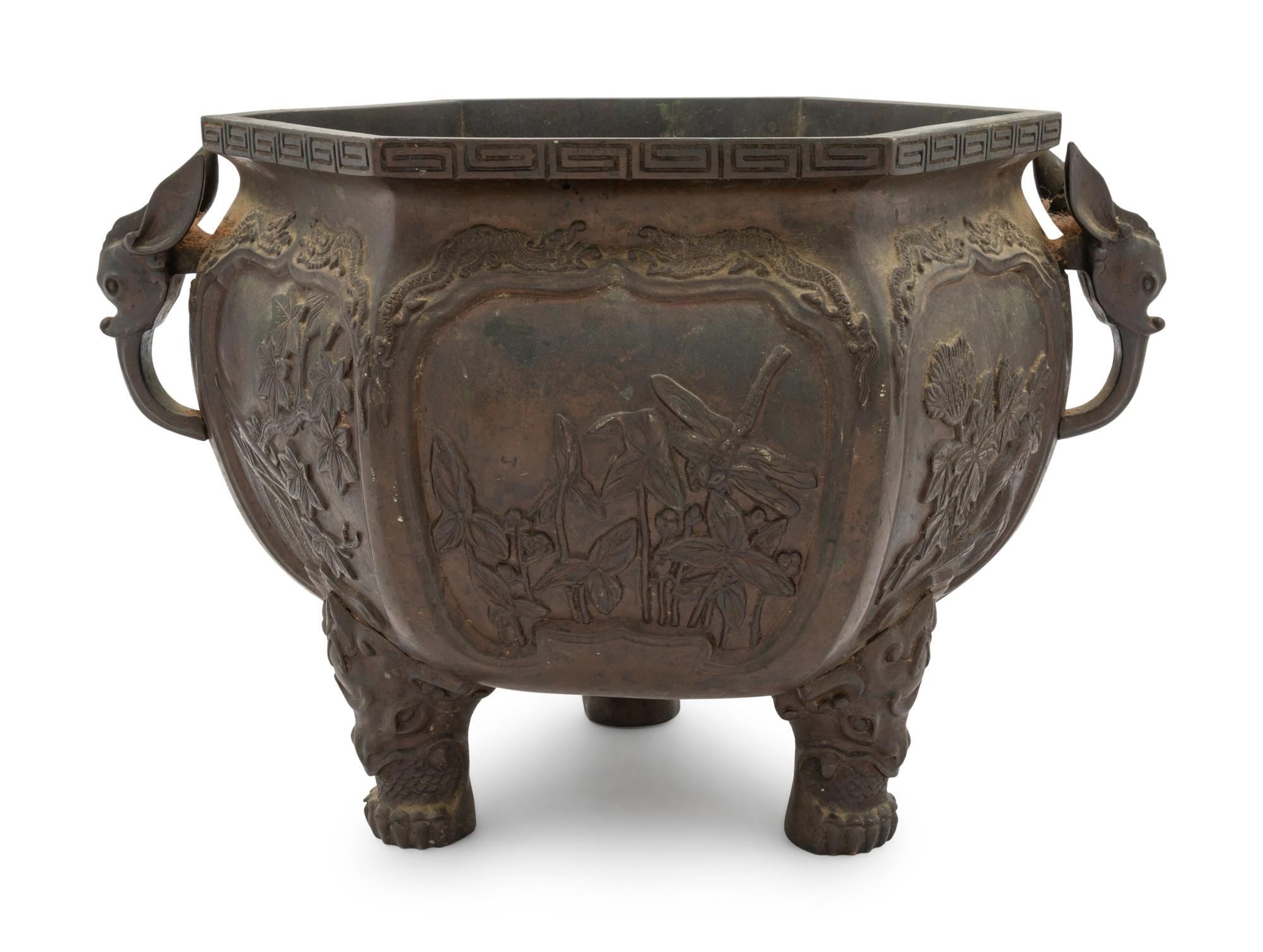 A Bronze Tripod Incense Burner
