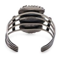Navajo Silver and Turquoise Cuff Bracelet