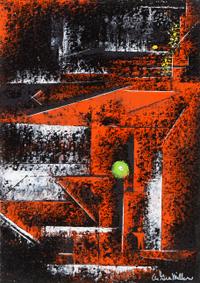 A. George Miller, (American, 1905-1982), Untiled (Abstract Landscapes), c. 1930 (a group of seven works)