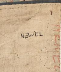 An Egyptian Revival Quilted Tapestry Panel