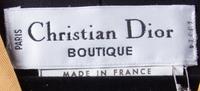 A Christian Dior Mustard and Black Silk Print Vest,