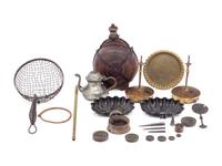A Collection of Metal Decorative Articles