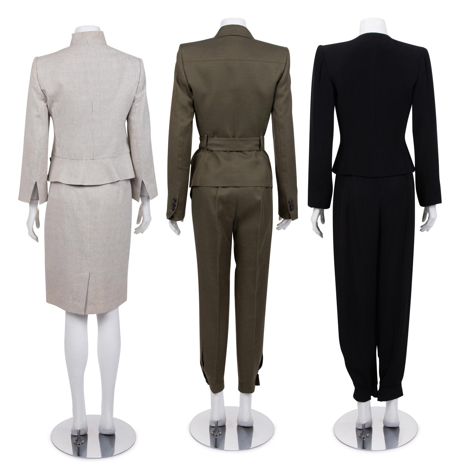 Three Yves Saint Laurent Rive Gauche Two-Piece Ensembles, 1990-2000s