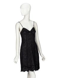 Rochas, Black Lace Slip Dress [ARO]