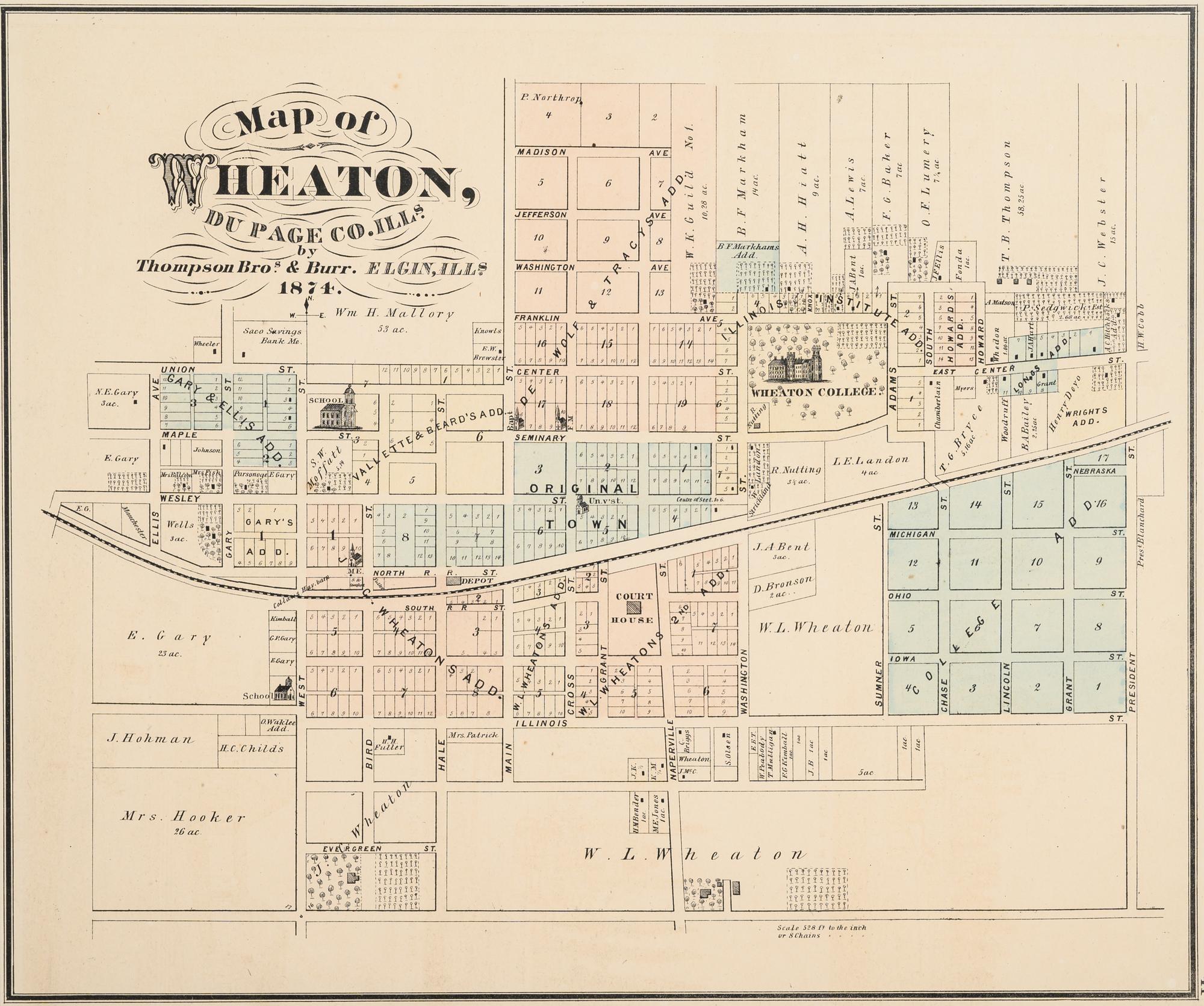 A Group of 11 19th and 20th century maps, comprising: