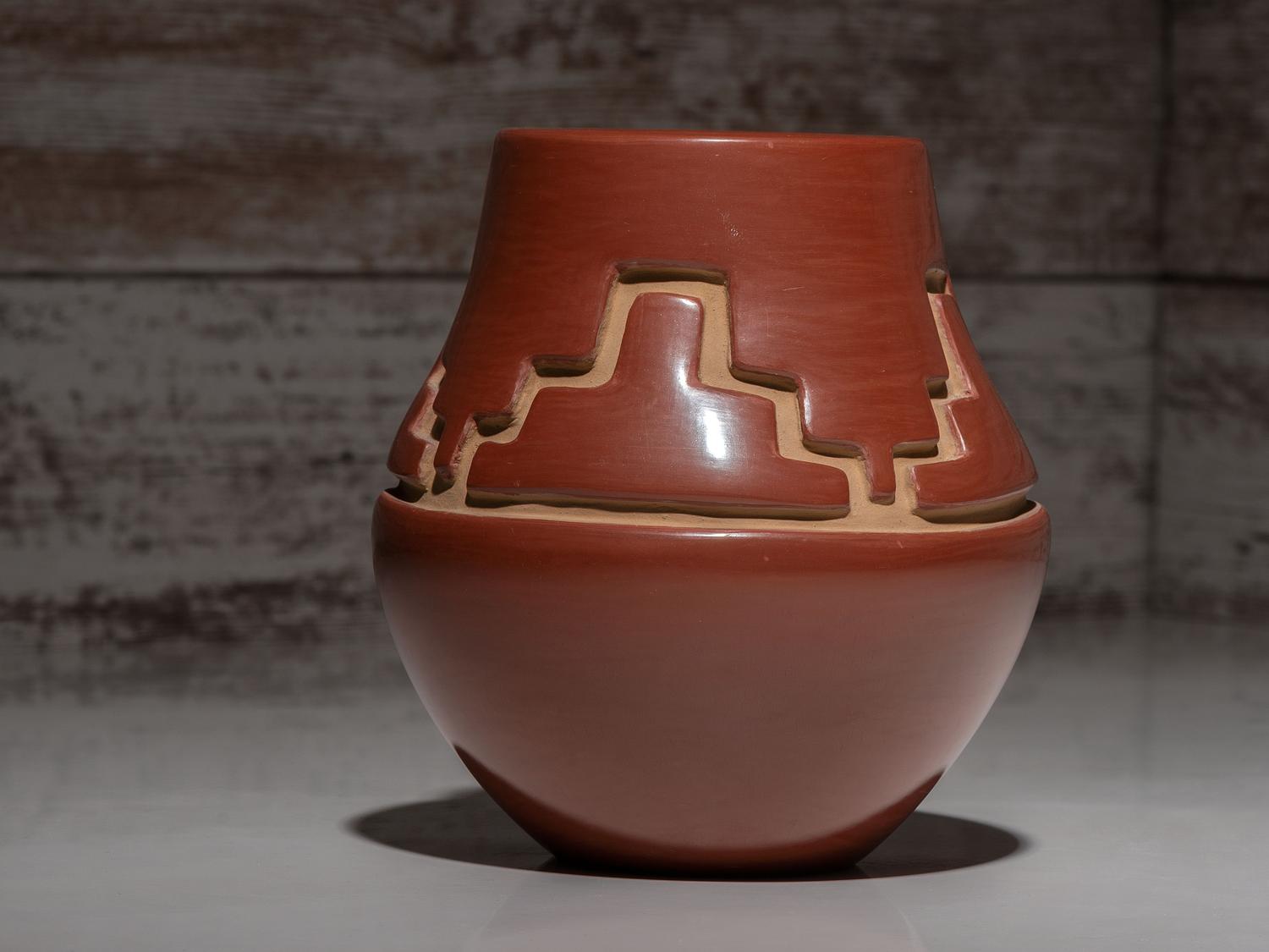 Redware Pottery Jar
