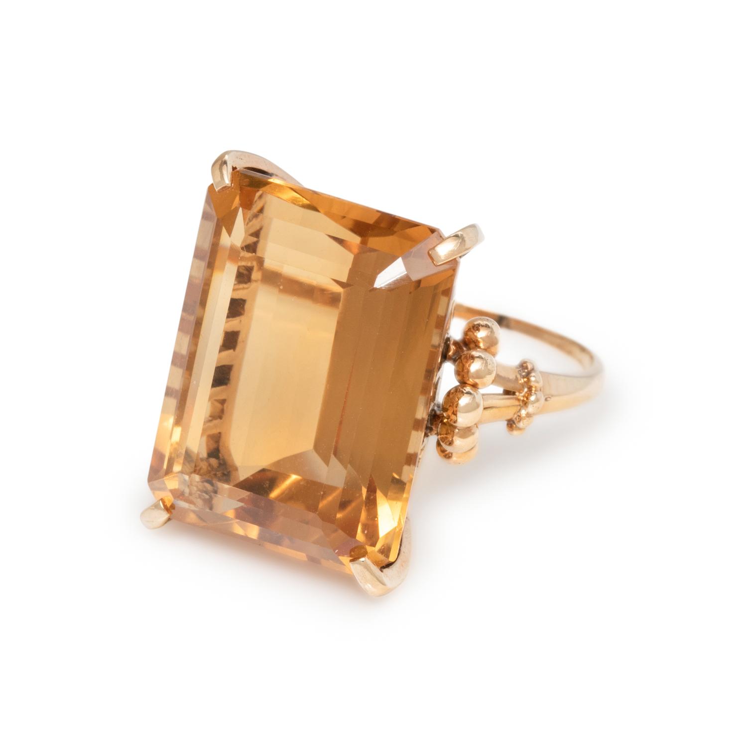CITRINE RING