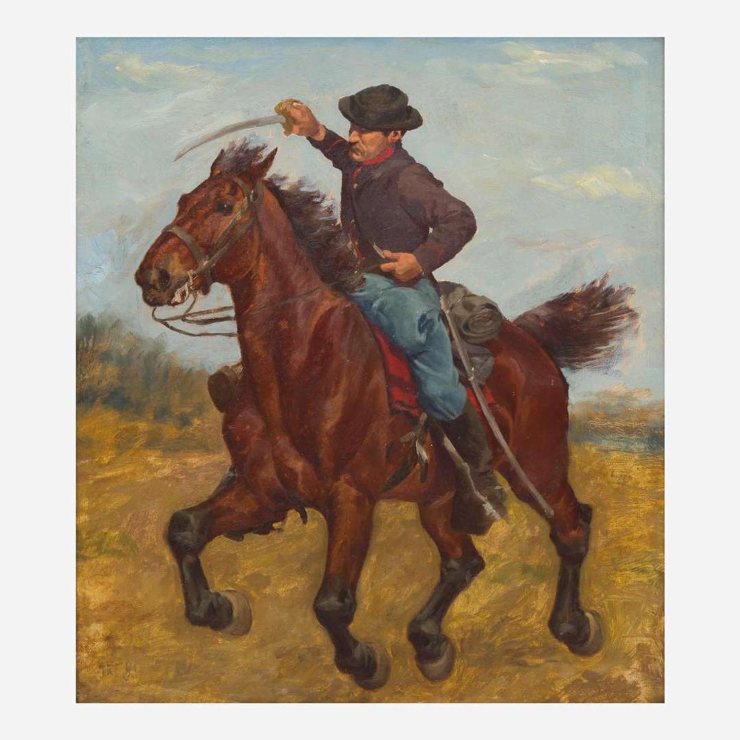William Brooke Thomas Trego (American, 1858–1909) Mounted Soldier
