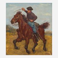 William Brooke Thomas Trego (American, 1858–1909) Mounted Soldier