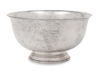 An American Silver Revere Bowl