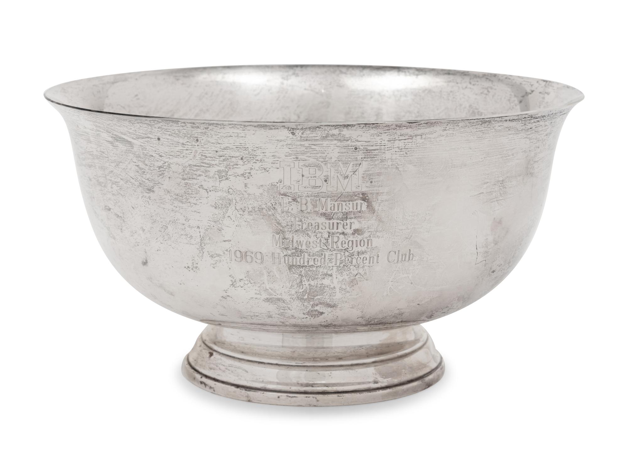 An American Silver Revere Bowl