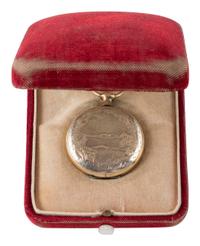 [EARLY PHOTOGRAPHY]. 11 lockets containing daguerreotypes and tintypes.