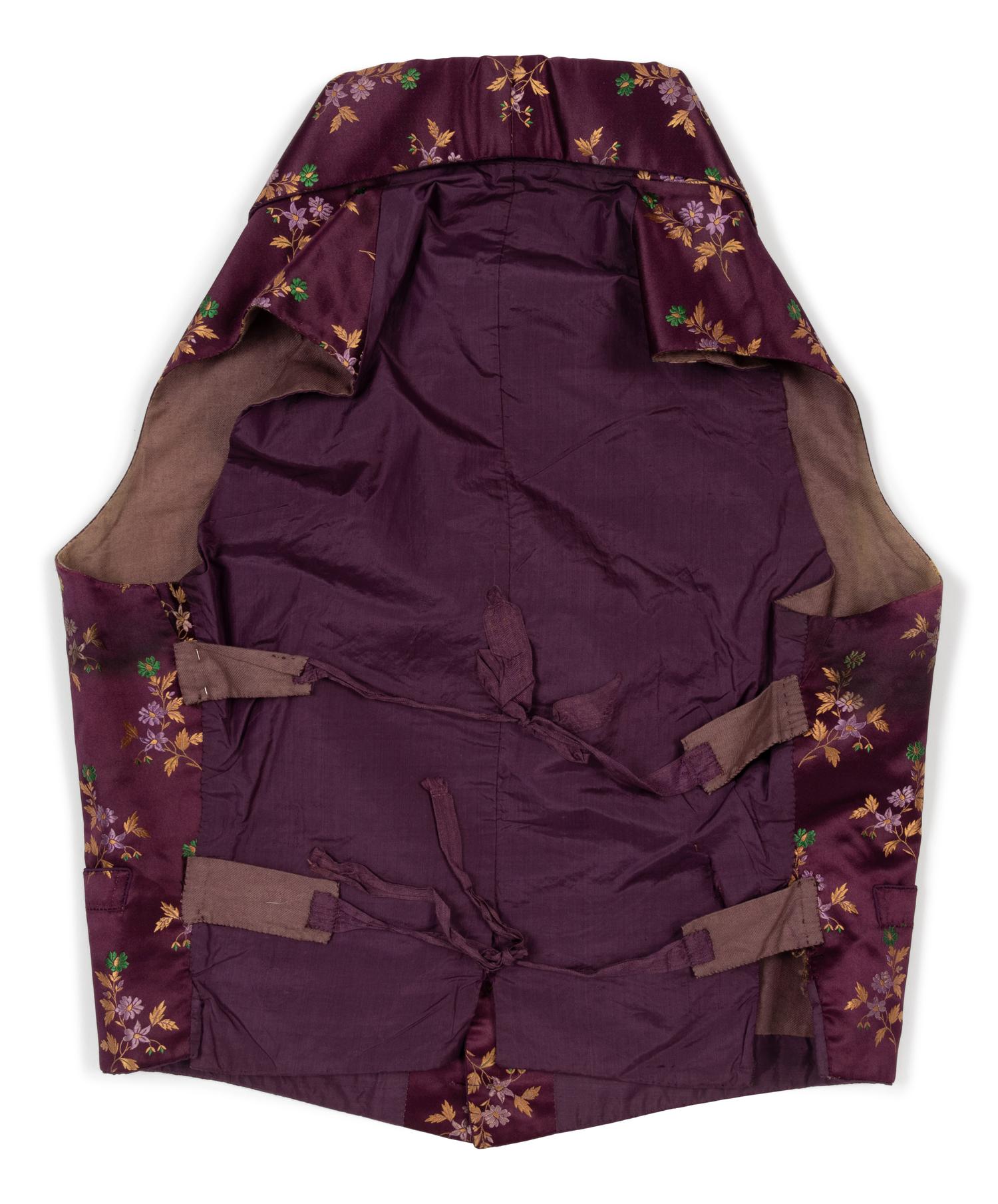 Three Men's 19th Century Waistcoats/Vests, 1840-1860