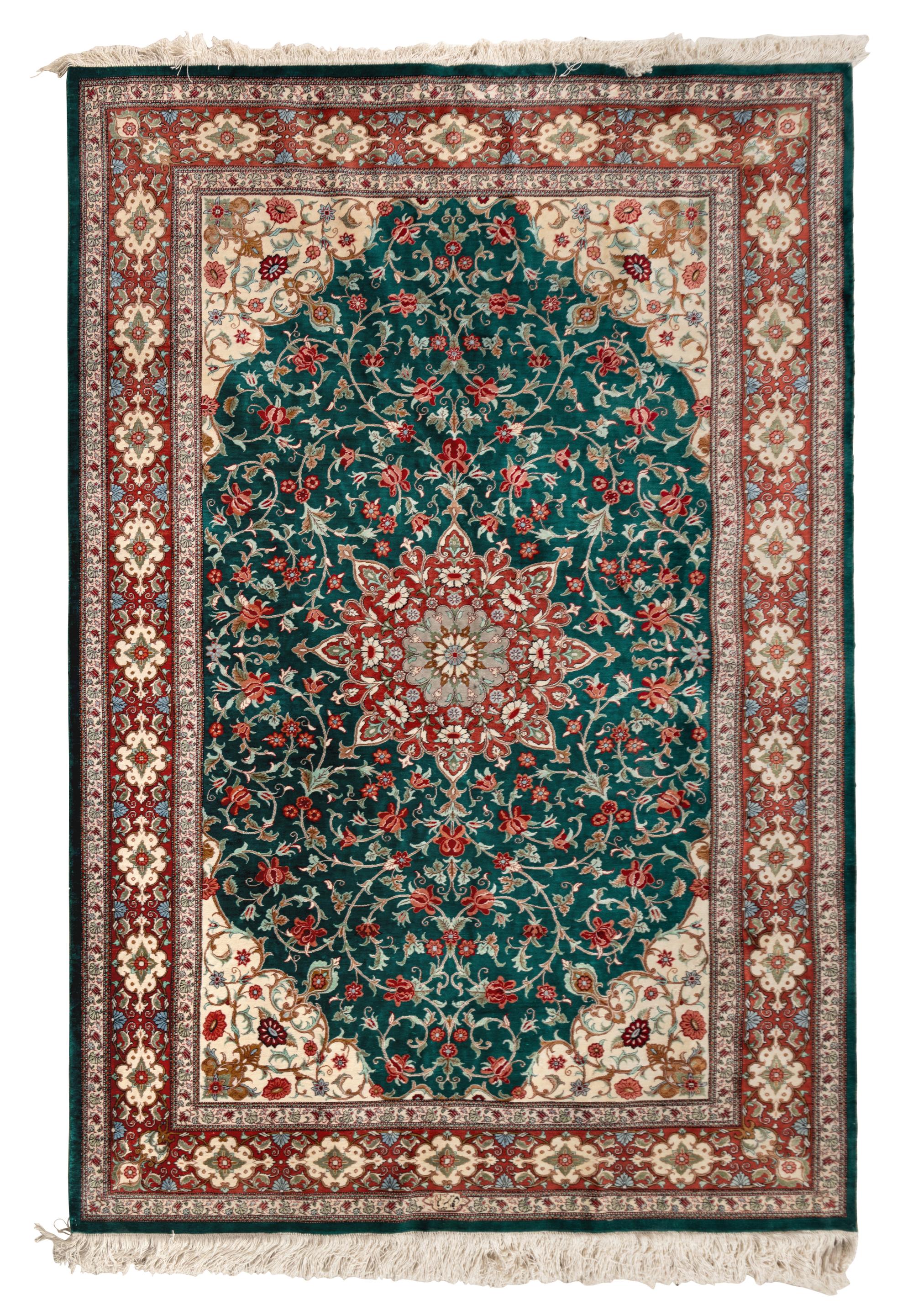A Persian Silk Rug