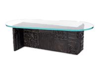 Coffee Table from the "Sculpted Metal" collection for Directional Furniture, model PE 132.