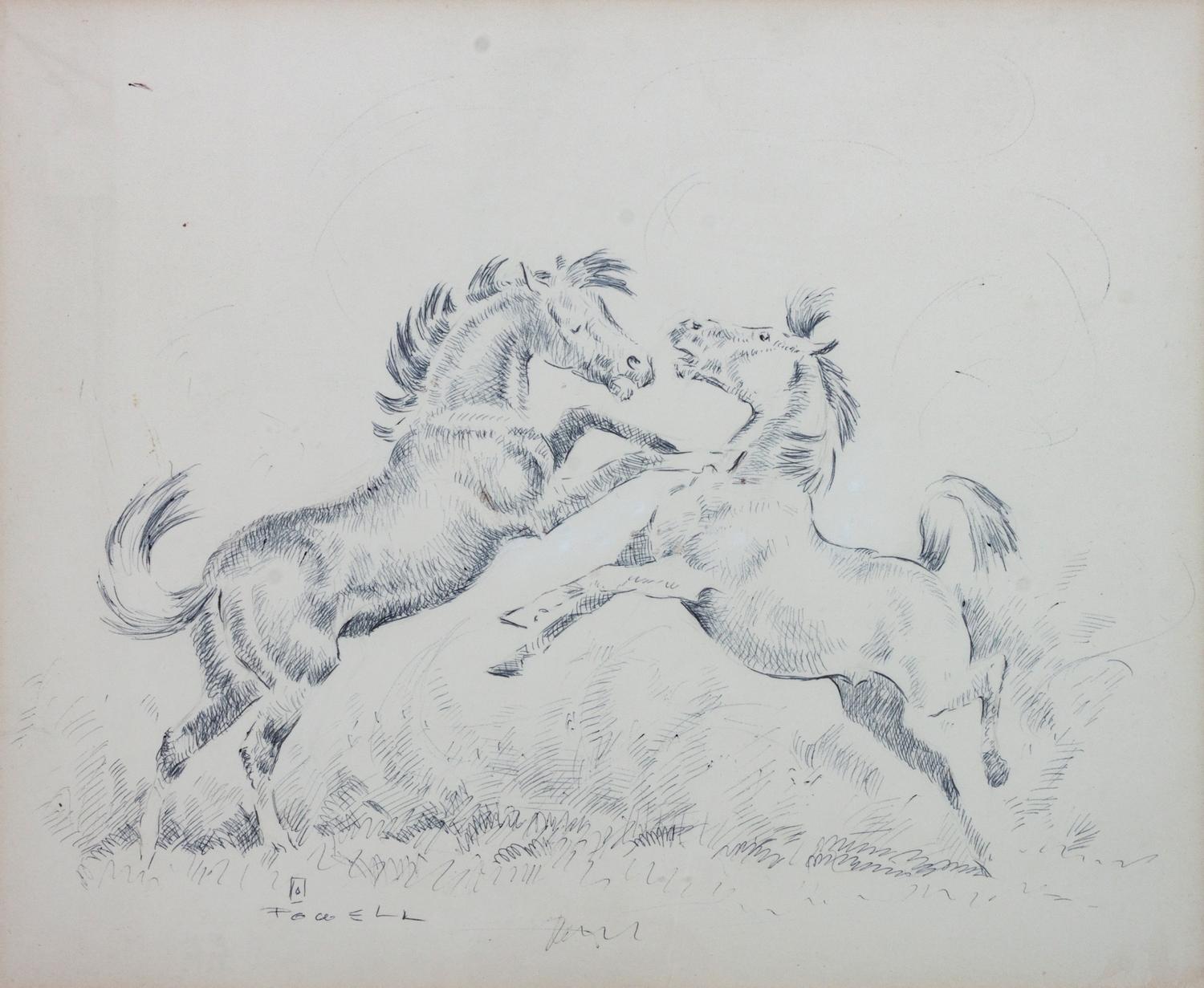 Fighting Stallions