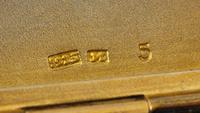 A Continental Silver and Guilloche Enamel "Egyptian" Cigarette Case