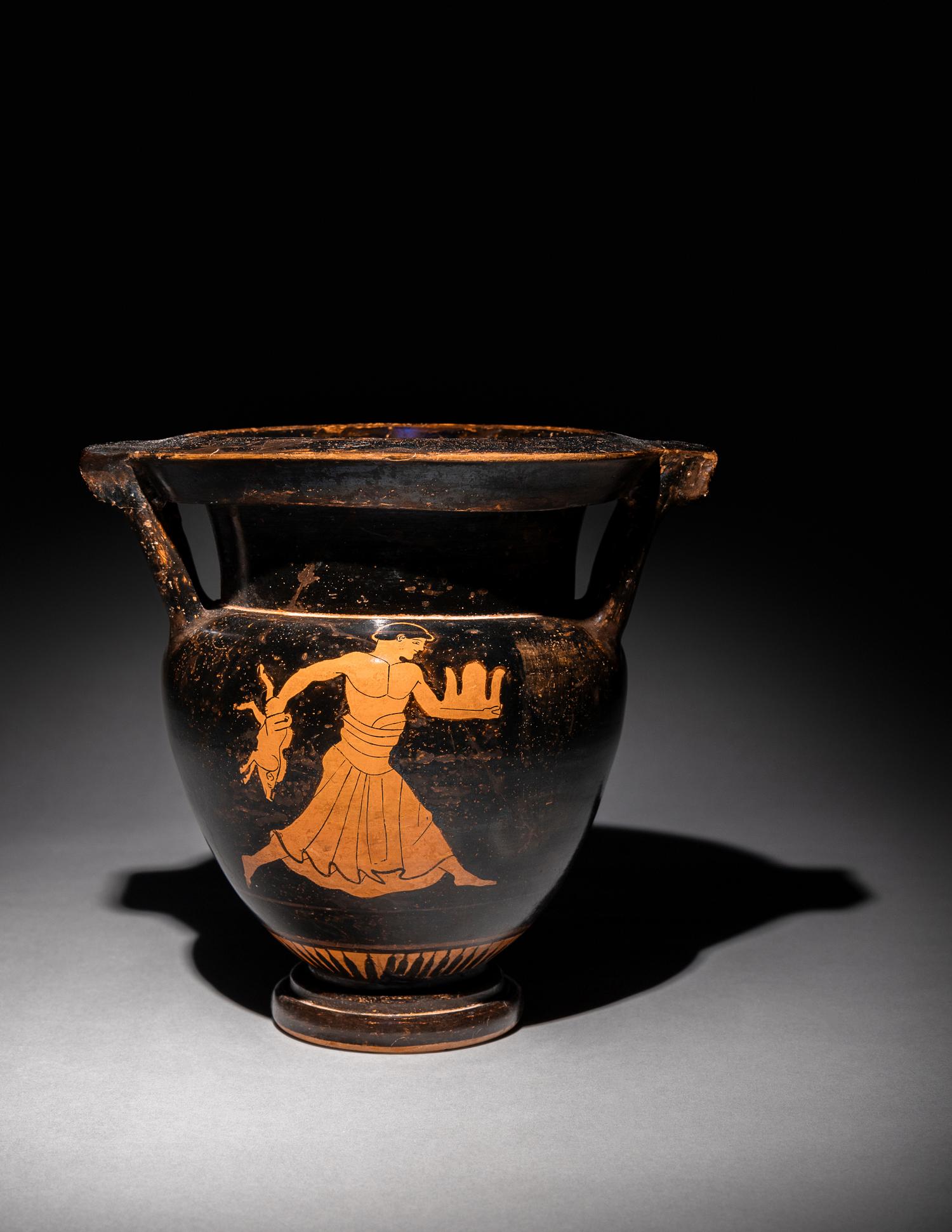An Attic Red-Figured Column Krater