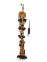 Apache Beaded Buffalo Hide Awl Case