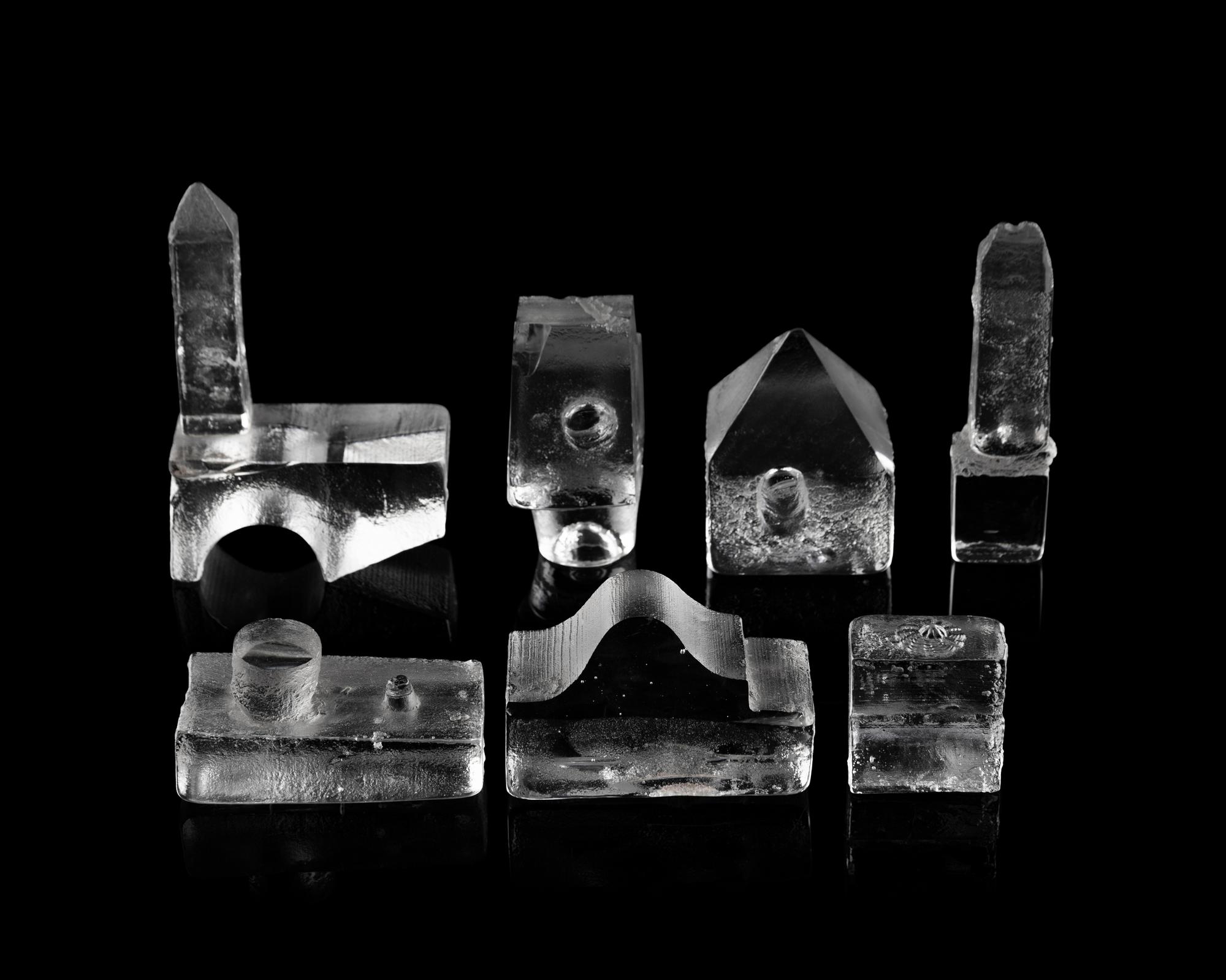Collection of Seven Sculptures Kosta Boda