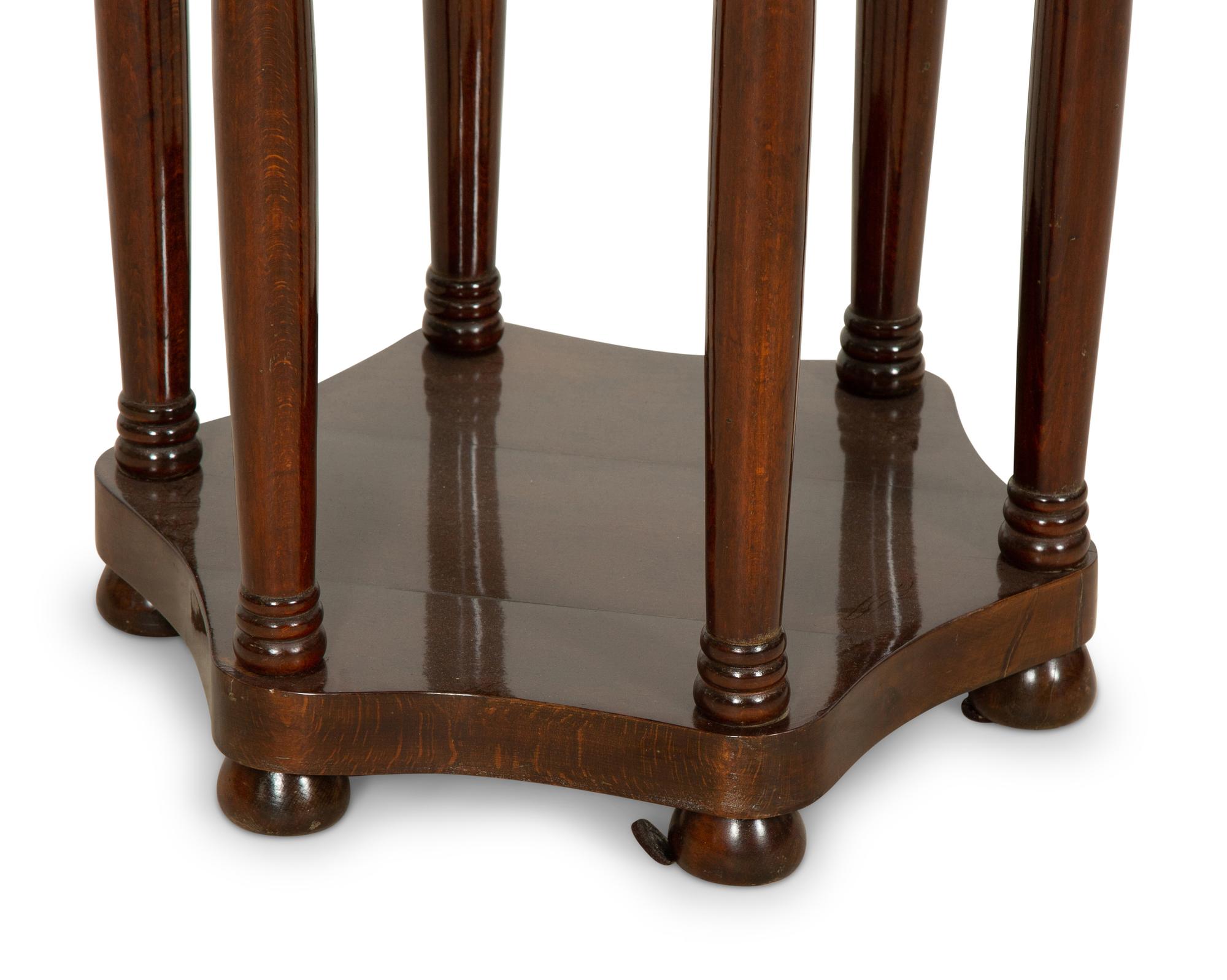 A Louis Philippe Style Mahogany Side Table