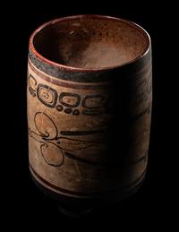 A Maya Codex Style Cylinder Vessel