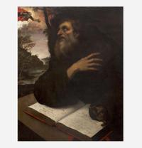 Studio of Sebastiano del Piombo (Italian, 1485-1547) The Vision of Saint Anthony Abbot