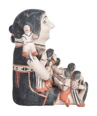 Pottery Storyteller, with Ten Children