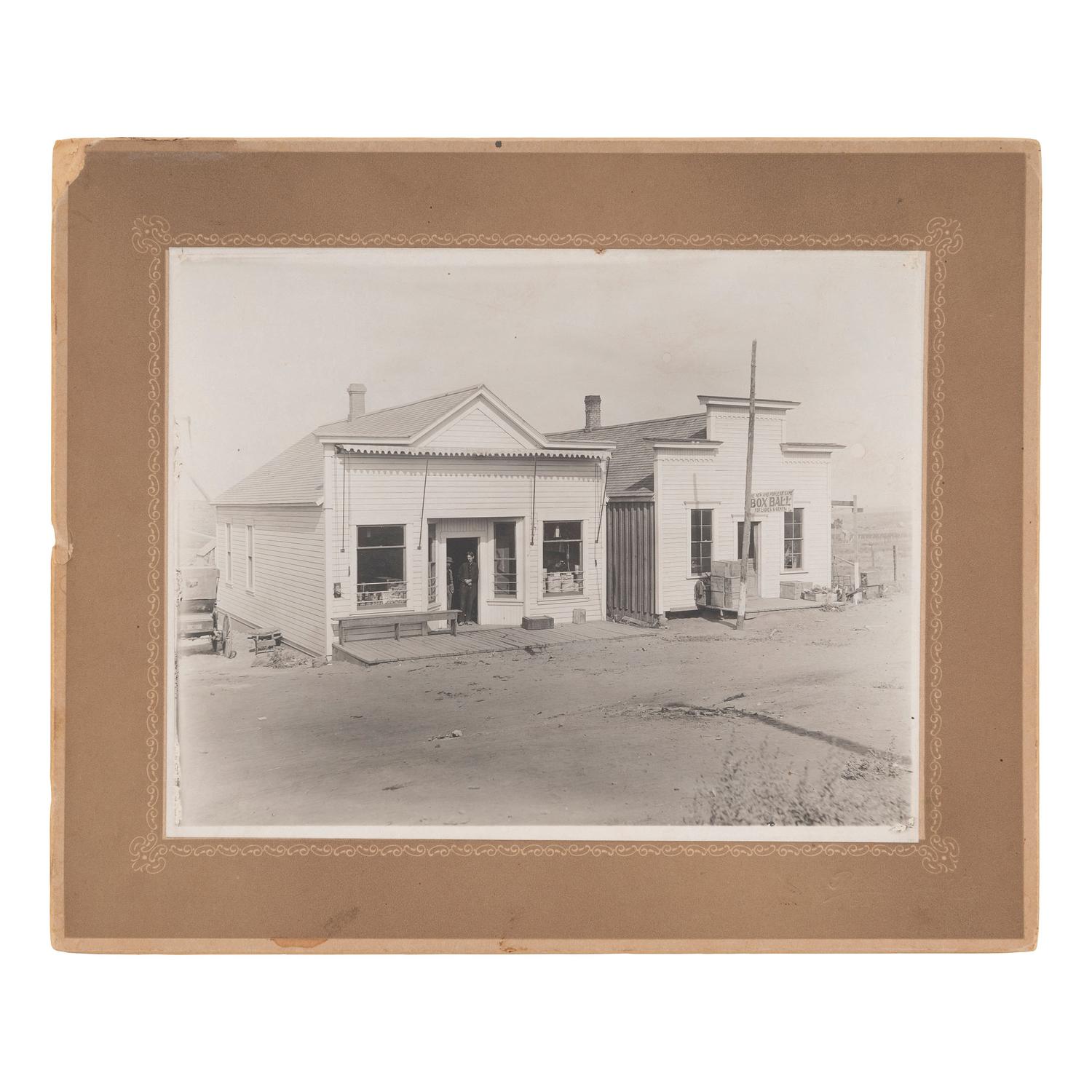 [WESTERN AMERICANA - NEVADA]. A group of early images from Tonopah, Goldfield, and Reno, comprising: