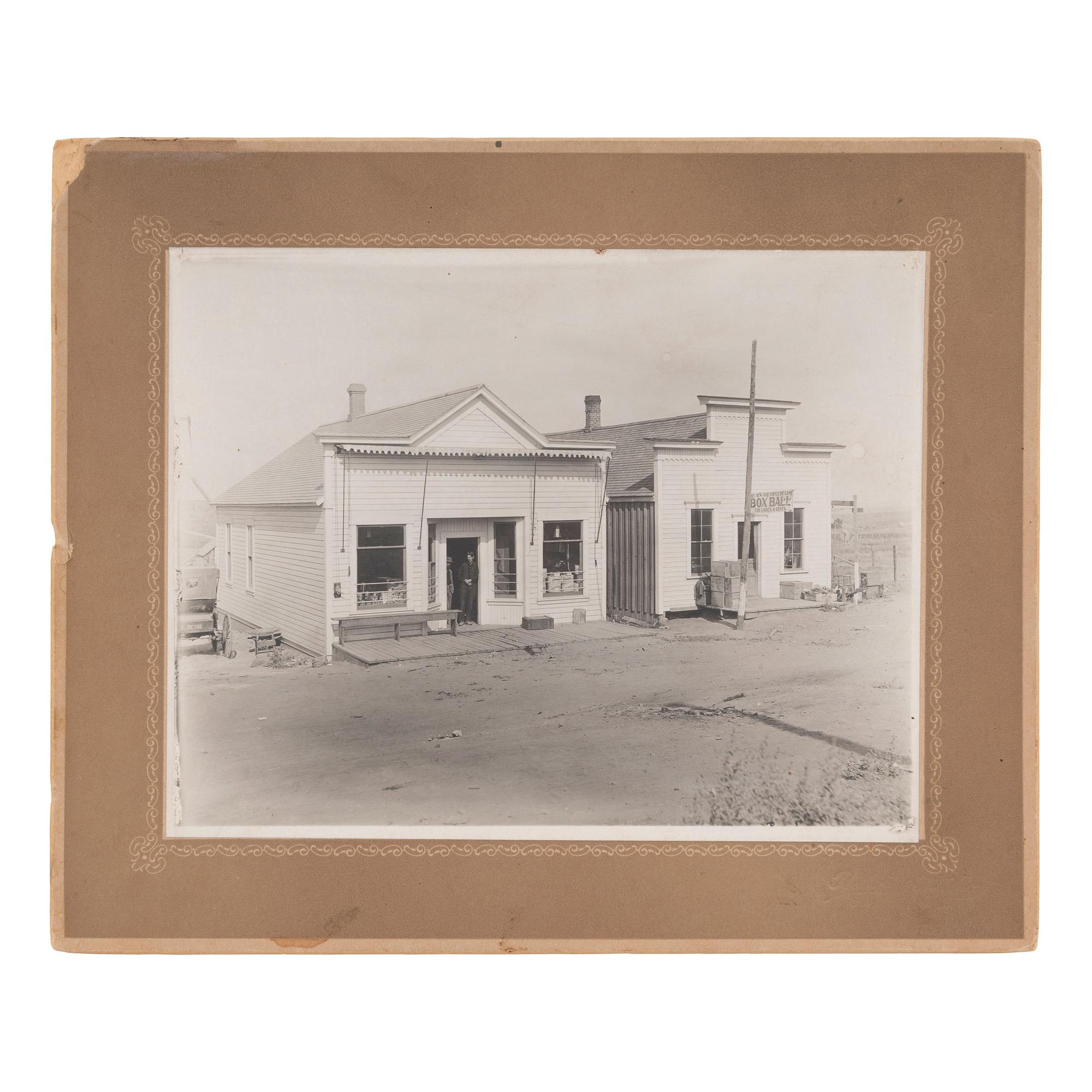 [WESTERN AMERICANA - NEVADA]. A group of early images from Tonopah, Goldfield, and Reno, comprising: