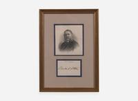 [Presidential] Arthur, Chester A.: Signed Executive Mansion Card