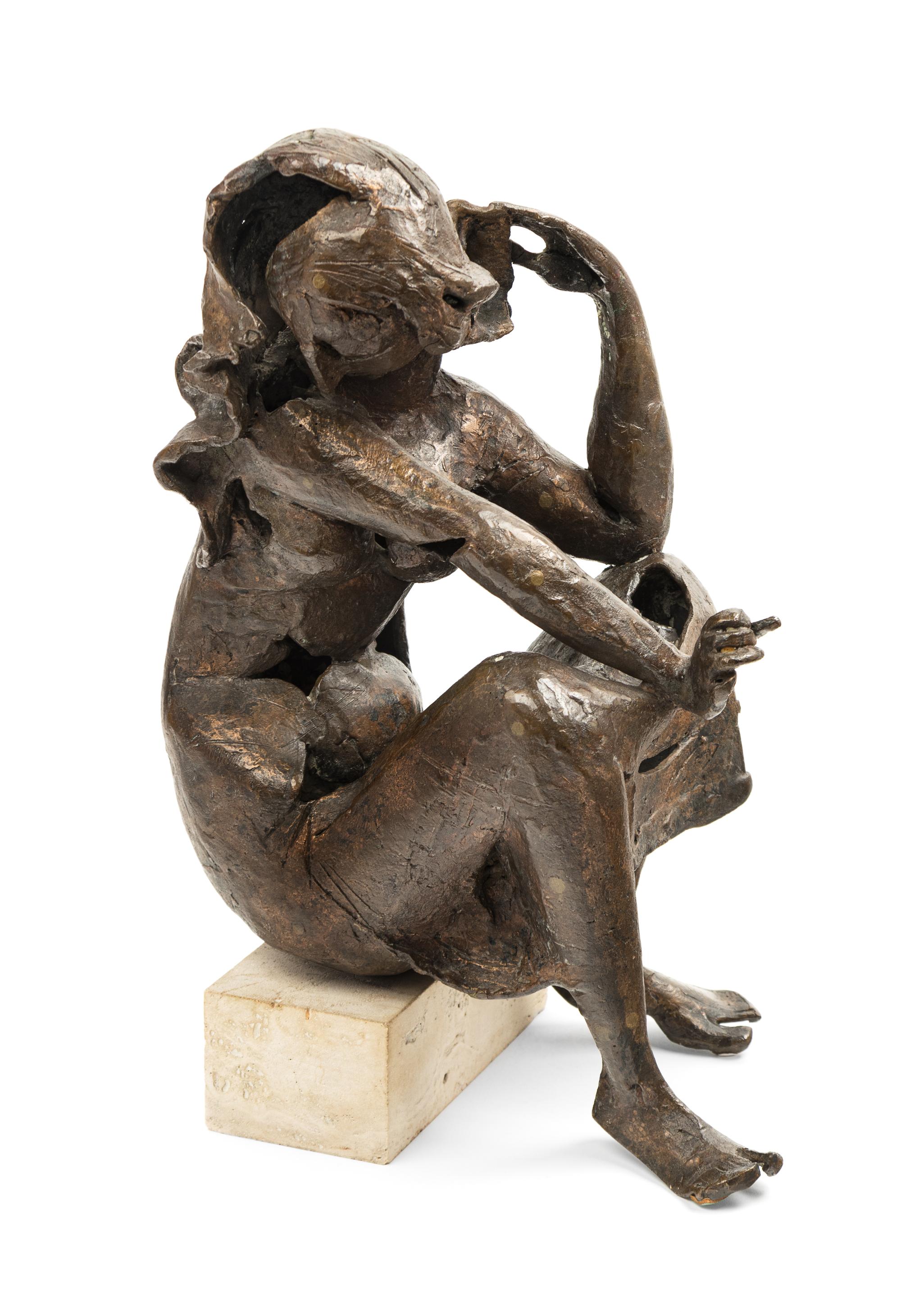 Seated and Draped Woman